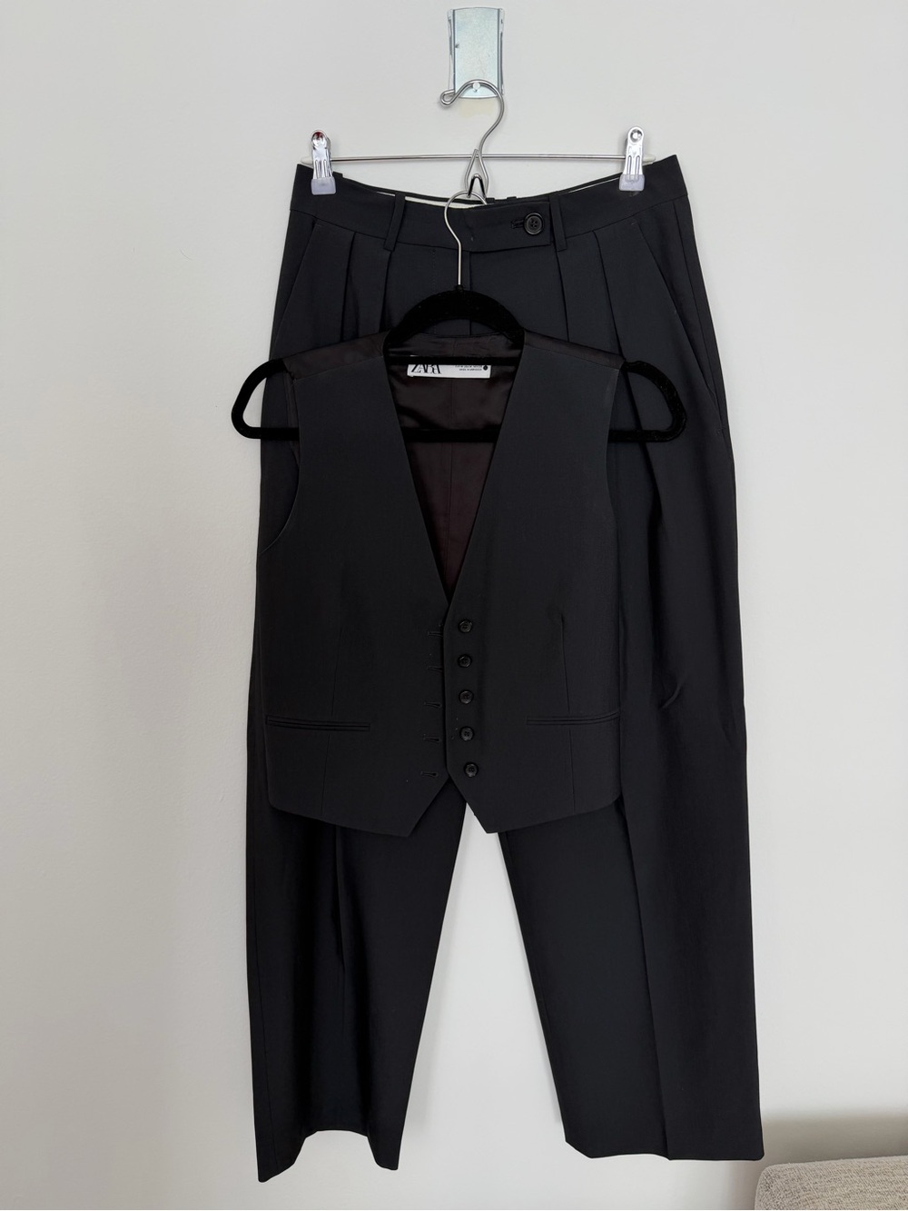 Zara Black Tailored Trousers